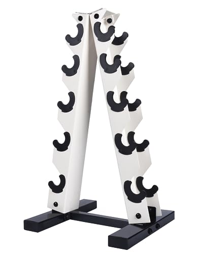 MENCIRO A-Rahmen Hantelständer Nur Ständer, 5-Tier Stahl Gewicht Kurzhantel Rack für Hanteln, Gewicht Halter Rack für Home Gym MENCIRO A-Rahmen Hantelständer Nur Ständer, 5-Tier Stahl Gewicht Kurzhantel Rack für Hanteln, Gewicht Halter Rack für Home Gym