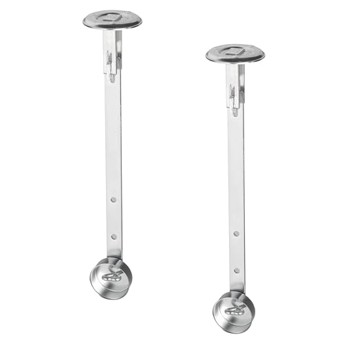 ABUS Gitterrostsicherung GS20 - Schutz für Kellergitter - mit Zugstab und Manipulationsschutz - ABUS-Sicherheitslevel 4 - 01281 - 2er Set