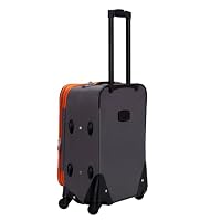 Rockland Pasadena Expandable Spinner Carry-on 19", Charcoal — image 4
