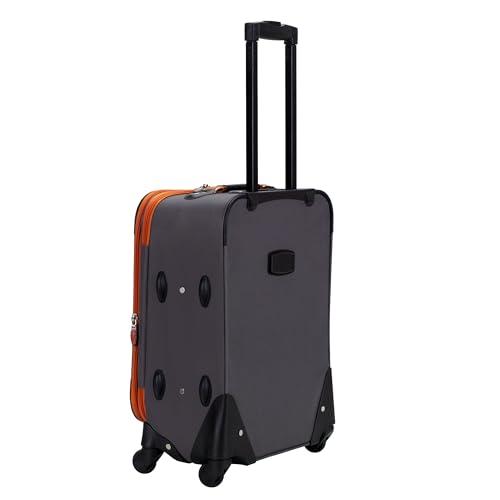 Image of Rockland Polyester Grey Carry-On (F2281-CHARCOAL)