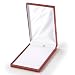 Novel Box Jewelry Necklace Box in Red Leather + Custom NB Pouch