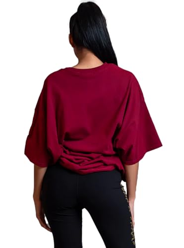 Image of LEOTUDE Oversized Cotton Blend Printed Women's T-Shirts Combo (Pack of 3)