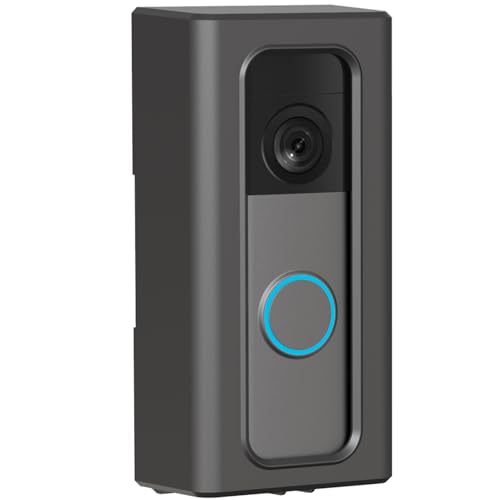 BFYTN Adhesive Mount Compatible with Ring Battery Doorbell Pro/Plus (2026 Release) No-Drill Mounting Bracket Cover Holder Not Block Doorbell Sensor Renter Friendly for Apartments