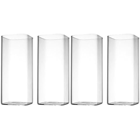 Angoily Set of 4 Elegant Drinking Glasses Cover