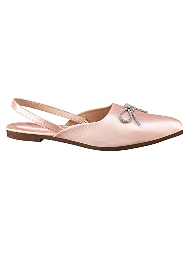 Image of TRYME Trending Stylish Pointed Toe Mules Comfortable Flat Fancy Casual Bellies Mules Sandal for Womens and Girls