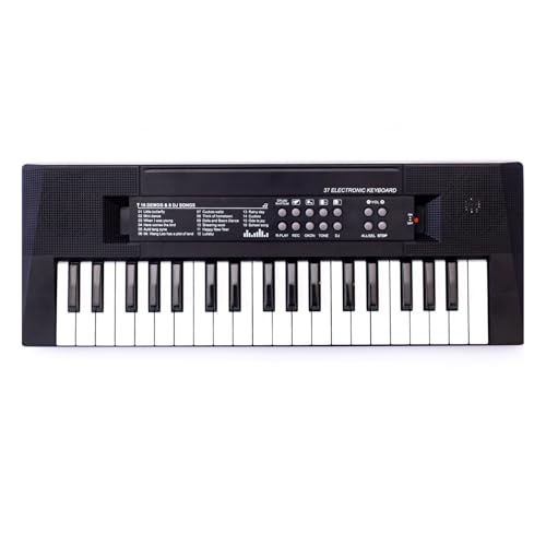 Piano électrique, clavier de piano rechargeable à 37 touches, fonction d'enregistrement de microphone, jouet d'instrument de musique pour enfants