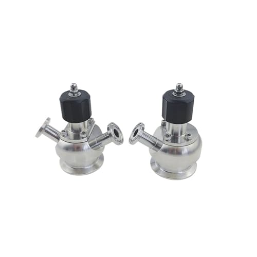 Vanne d'échantillonnage 1,5" en acier SS316L TC50.5 25,2 mm