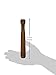 Winco Wooden Muddler, Lacquered Walnut, Brown, Medium