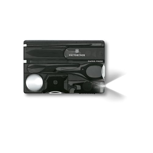 Victorinox Men's Taschenwerkzeug Swisscard Lite Onyx Pocket Knife-Set, Black Transparent, One Size...