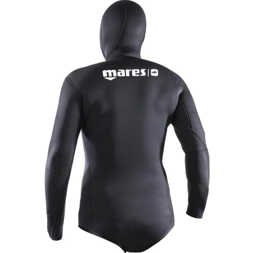 MARES Men's Apnea Instinct 50 5mm Open Cell Neoprene Freediving Wetsuit Jacket with Hood miniatura 2