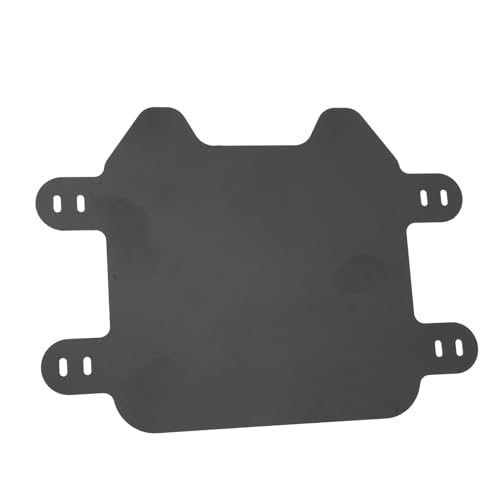 Aramox Mattschwarzes Vorderes Motorrad-Nummernschild für SUR Ron Light Bee Light S X, Aggressives Design, Langlebiges ABS-Material mit Stilvollem Aussehen,