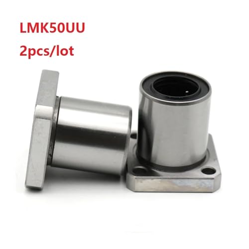 Roulement à billes bride LMK50 douilles linéaires carrées LMK50UU pour axe CNC - 2
