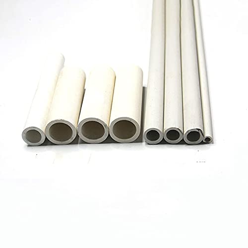 2 unids Resistente a la Temperatura Resistente a la corrosión con Tubo de cerámica Aislante Hueco de la tubería de Quema 800 Grados (Color : L100mm, Specification : OD18mm ID13.5mm)