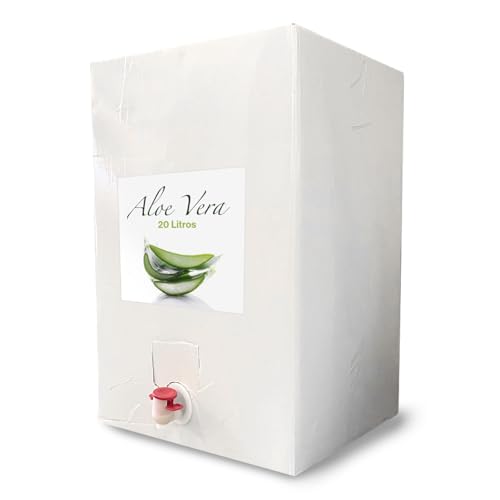 Hostelpak | 20L Jugo Aloe Vera Ecológico 100% | Extracto Puro y Natural a Granel | Hidratación y Cuidado Completo | Bag in box
