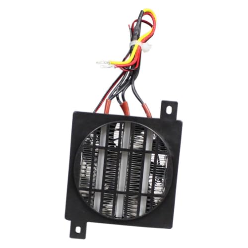 Inkoby Calentador PTC de 24 V/100 W, de Cerámica, de Temperatura Constante, Tipo Conductor, con Aislamiento de Ventilador, de Alto Voltaje