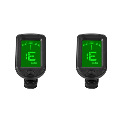 Fiorky 2 pièces 3 V bouton batterie basse violon ukulélé accordeur chromatique écran LCD numérique à clipser accordeur de tonalité pour guitare/basse/violon/ukulélé de réglage chromatique - Les Beatles, Paul McCartney, John Lennon, RIngo Starr, George Harrison Fiorky 2 pièces 3 V bouton batterie basse violon ukulélé accordeur chromatique écran LCD numérique à clipser accordeur de tonalité pour guitare/basse/violon/ukulélé de réglage chromatique