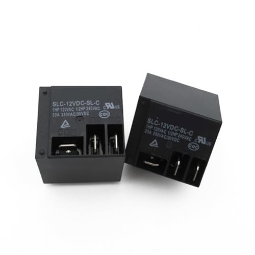 Relais de puissance SLC-12VDC-SL-C T91 30A 5 broches pour commutation de circuit haute puissance