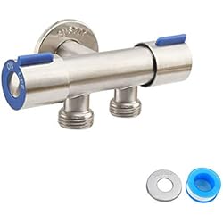 Fregadero Angular Leroy Merlin Grifo De Manguera De Jardín De 2 Vías Con Válvula De Cierre Válvula De Ángulo De Lavadora Grifo De Lavadora Grifo Jardín Extensor Espina Atornillado Y Roscado Adaptador Seguro Familiar