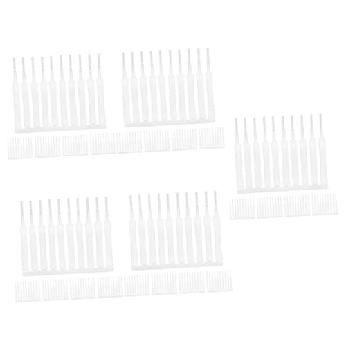 HOMOCONO 5sets Unique Design Shower Head Cleaning Brush Easy to Use for Daily Cleaning 50pcs*5