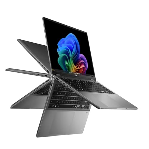 Image of ASUS Vivobook 16 inch OLED 120Hz Touchscreen Flip Copilot+ PC - Intel EVO Edition Core Ultra 7 258V Processor - 32GB LPDDR5X RAM - 1TB SSD - Thunderbolt 4 - Wi-Fi 7 - Windows 11 Pro