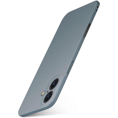 Coque iPhone 16 Plus fine rigide légère antichoc moex Alpha plastique taupe