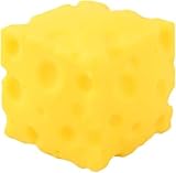 Käse Spielzeug Stressball Antistressball, 2026 Neu Realistische Käseform Sicher und Ungiftig Butter Anti Stress Spielzeug Realistische Käselöcher Realistische Käseform