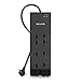 Belkin Surge Protector Power Strip, 8 AC Multiple Plug Outlet w/ 12ft Heavy-Duty Extension Cord, UL-listed Outlet Extender w/ Flat Plug for Home, Office, Computer Charging - 3,550 Joules of Protection
