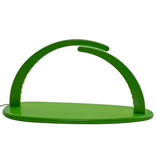 Seiffener Volkskunst Arco de luces LED, 42 x 21 cm, arco de Navidad para montar, color verde claro Cover