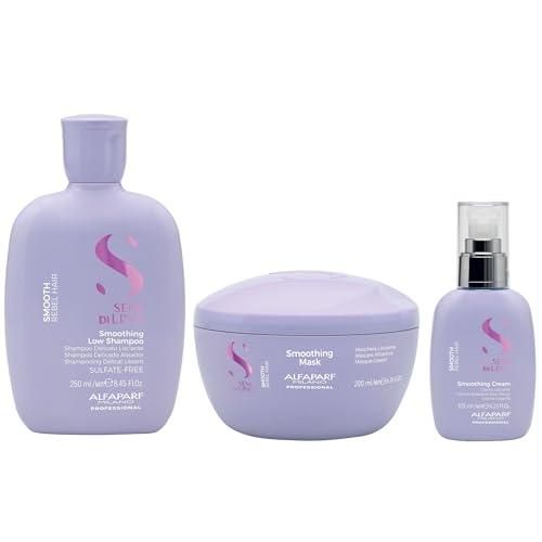 Alfaparf Milano Semi di Lino Smooth Gift Set for Rebel
