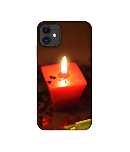 Image of Amazon Brand - Solimo Designer Candle Light 3D Printed Hard Back Case Mobile Cover for Apple iPhone 11