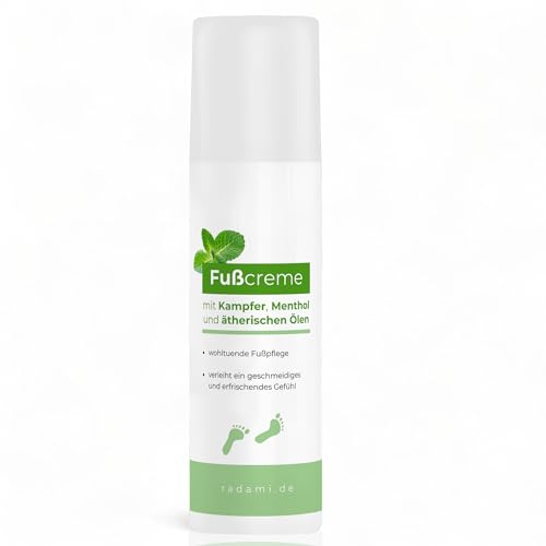 Fußcreme Fußpflege Creme mit ätherischen Ölen 150ml