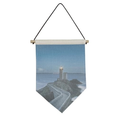 Toile à suspendre océan art déco pour sublimer l'ambiance du salon