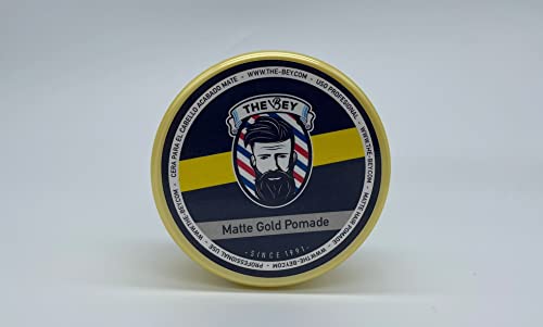 Cera peinados Matte Gold Pomade - Fijador en acabado Mate Profesional Cover