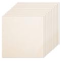 12 Pack Basswood Plywood Sheets 8x8x1/8 Inch-3 mm Thick Unfinished Plywood Sheets Thin Basswood Boards Square Craft Wood Sheets for DIY Crafts, Laser Projects, Painting, Wood Burning,Model Making