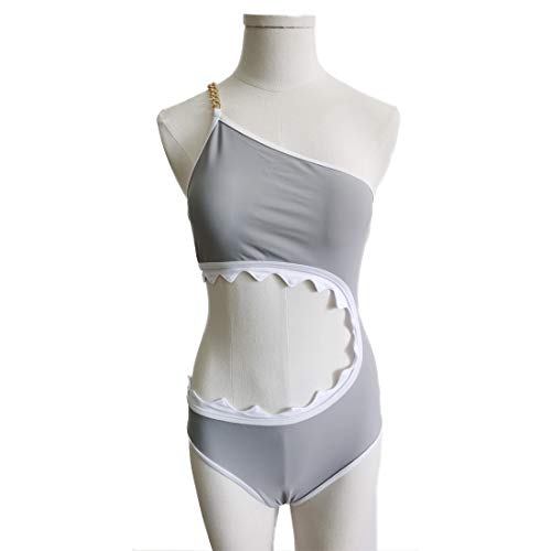 WeeH Bikini One Piece Swimsuits for Women Sexy Swimwear for Swimming Pool Beach Shark3
