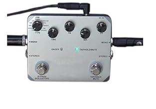 With 11 type of different delay effects. Supports 3 modes: TAP TEMPO,HOLD and MUTE. Supports BYPASS and EFFECT conversion, and one group parameter storage. With mono and stereo input & output. With USB sound card function for convenient recording and...
