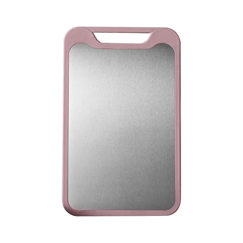 Tabla de Cortar de Acero Inoxidable de Doble Cara para Cocina, con Agarre Antideslizante y Orificio para Colgar, Apta para Carnes Frescas y Verduras, Lavavajillas Segura, 43,18 x 30,48 cm miniatura 6
