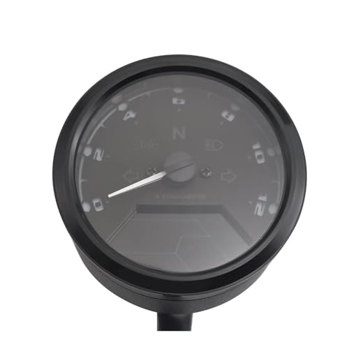 WSNZYT Tablero Instrumentos Motocicleta Tacómetro para Motocicleta, Odómetro, 12 V, Medidor Digital Universal, Multifunción, para 2-4 Cilindros.