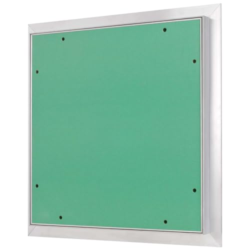 Revisionsklappe Trockenbau 400 x 400 mm Revisionstür - Wartungsklappe mit 25 mm imprägnierter GK-Einlage und Druckverschluss aus korrosionsbeständigem Aluminium befliesbar MW multi werkzeug