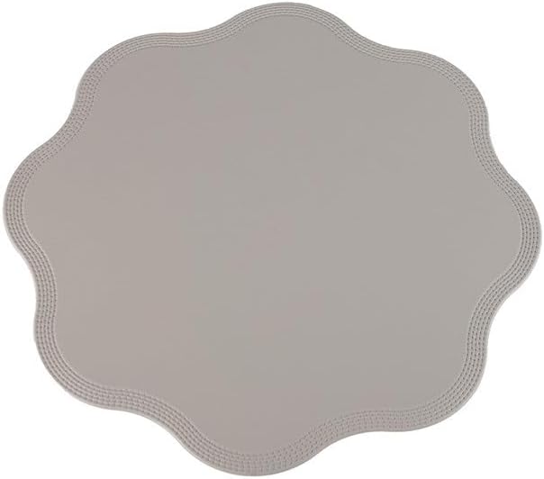 Nordic Round Flower Placemat Leather Kitchenware Heat Insulation Non-Slip Mat Table Coaster