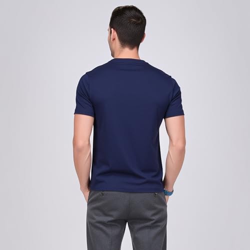 Image of AMUL COMFY Men's Cotton Plain Round Neck Half Sleeve Casual T-Shirts