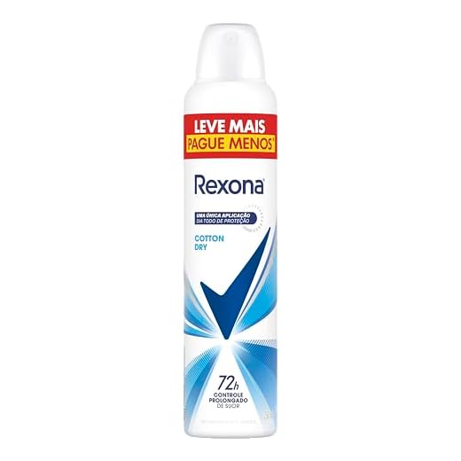 Antitranspirante Aerossol Cotton Dry Rexona 250Ml Leve Mais Pague Menos, Rexona (A embalagem pode variar)