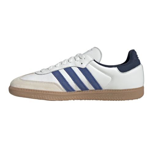 Image of adidas Men's Samba OG Core whiteTeam Royal Blue /Night Indigo 8.5 US