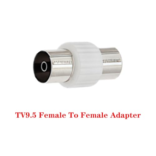 HTGuoji 90-stopniowa antena telewizyjna RG59U, pozłacana 9,5 mm kabel adaptera TV Male-do Male-do HDTV, CATV, DVB-T2/C/S, modem kablowego, radia, odbiornika satelitarnego (1,8 m)
