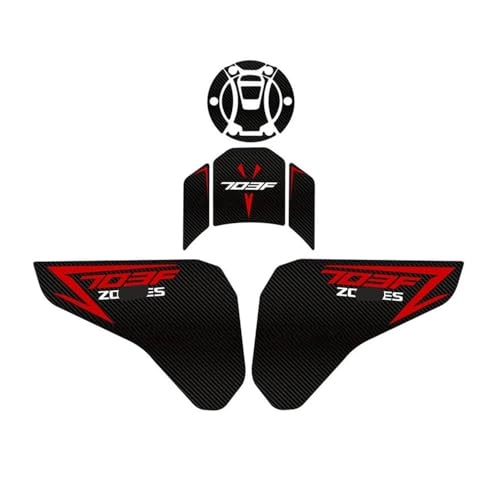 Autocollants de protection latéraux antidérapants réservoir moto 703F grip optimal