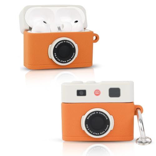 Ya en manzanajugosa.com: LEWOTE Compatible con Apple Airpods Pro 3 Case Protective Funny Lindo Slim Cartoon Cover con Llavero (Camera Brown)