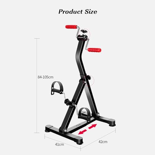 Mini bicicleta pedalera compacta para ejercicio y rehabilitación miniatura 2