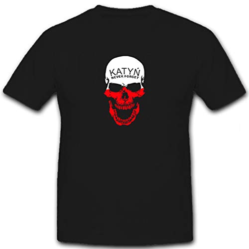 Katyn Never Forget T-shirt noir XXXX-Large pour affirmer votre style unique