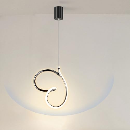 Lámpara Colgante Blanca con Atenuación LED y Mando a Distancia Práctico 4