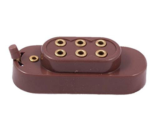 Ferrari & Arrighetti Cappuccio per batterie con 3 Prese (3,5 V) - Bertoni presepe Linea Natale (Confezione da 5 Pezzi)